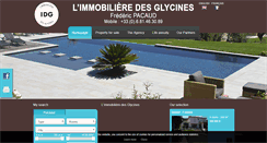 Desktop Screenshot of immobilieredesglycines.com