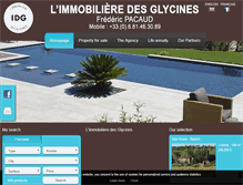 Tablet Screenshot of immobilieredesglycines.com